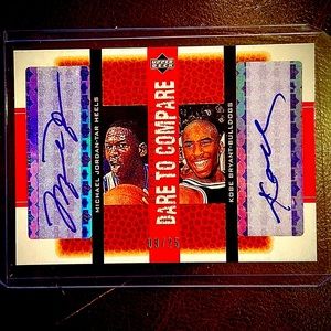 Michael Jordan & Kobe Bryant Autographed Card